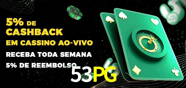 Promoções do cassino ao Vivo 53PG